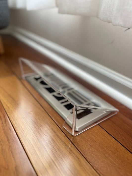 Modern Floor Register Vent Acrylic Air Deflector