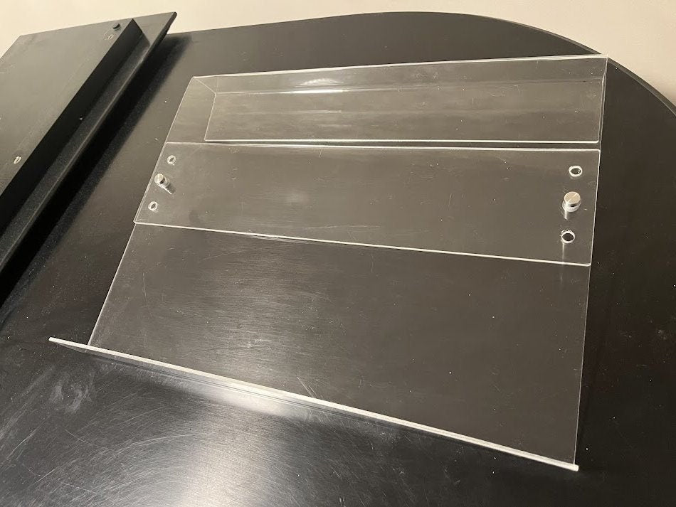 Grand Upright Piano Acrylic Music Stand (Width 18") - Height Adjustable