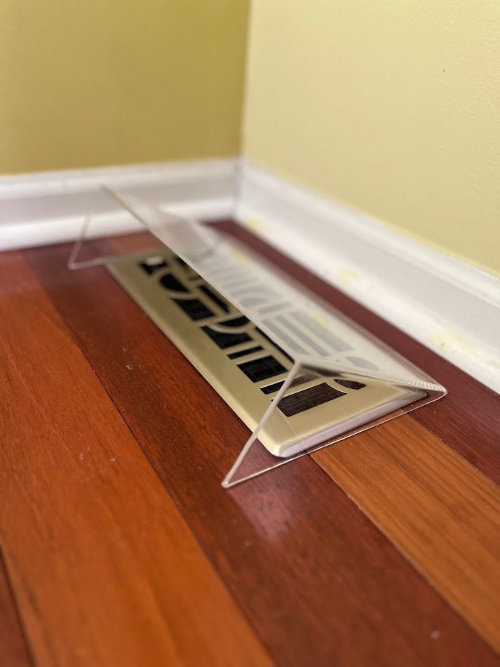 Modern Floor Register Vent Acrylic Air Deflector - Basic