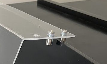 Grand Upright Piano Acrylic Music Stand (Width 18") - Depth Adjustable